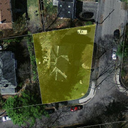 51 Fairfield St, Newton MA  02460-2127 aerial view