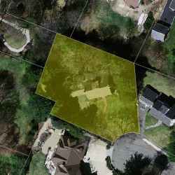 45 Bonnybrook Rd, Newton MA 02468-1001 aerial view