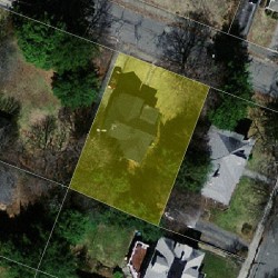 32 Endicott St, Newton MA 02461-1012 aerial view