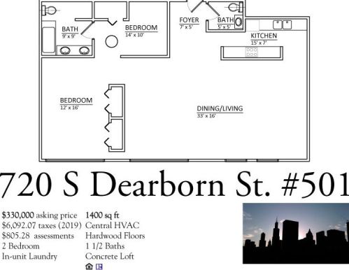 720 Dearborn St, Chicago IL  60654-3818 exterior
