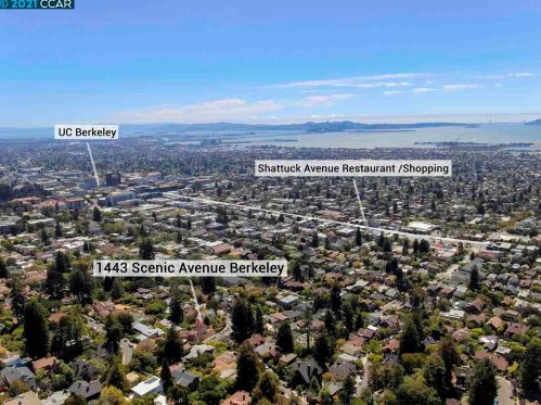 1443 Scenic Ave, Berkeley CA  94709-1334 exterior