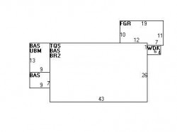 68 Park Ln, Newton MA 02459-1731 floor plan