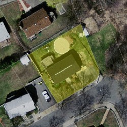 3 Fuller Ave, Newton MA  02465-1308 aerial view