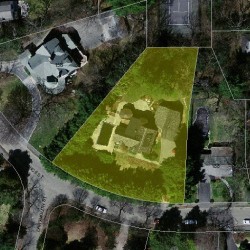 178 Prince St, Newton MA  02465-2604 aerial view