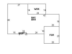22 Allen Ave, Newton MA 02468-1701 floor plan