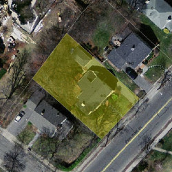 449 Waltham St, Newton MA 02465-1932 aerial view