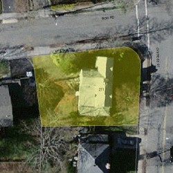 271 Cypress St, Newton MA 02459-2227 aerial view
