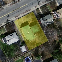 762 Watertown St, Newton MA 02460-1354 aerial view