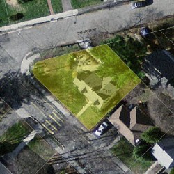 118 Clark St, Newton MA 02459-2460 aerial view