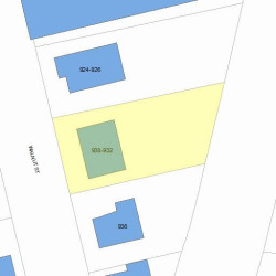 930 Walnut St, Newton MA 02461-1135 plot plan