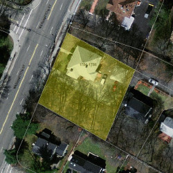 1786 Washington St, Newton MA 02466-3007 aerial view