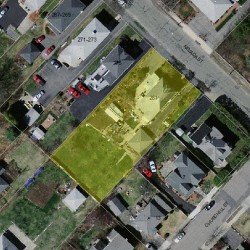 281 Nevada St, Newton MA 02460-1469 aerial view