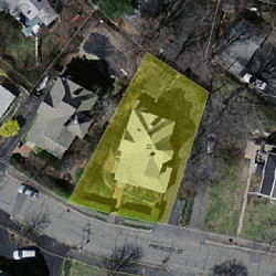 22 Prescott St, Newton MA 02460-1614 aerial view