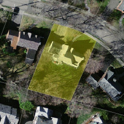 16 Bruce Ln, Newton MA 02458-2615 aerial view