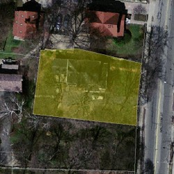 377 Waltham St, Newton MA  02465-1938 aerial view