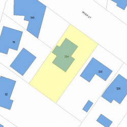 334 River St, Newton MA 02465-1438 plot plan
