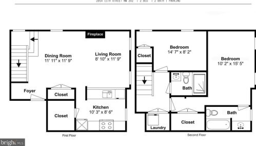 2914 11th St, Washington DC  20001-3955 exterior