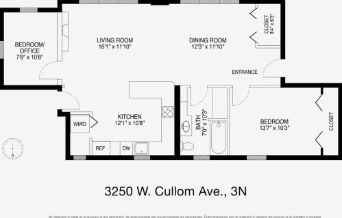 3250 Cullom Ave, Chicago IL  60618-1243 exterior