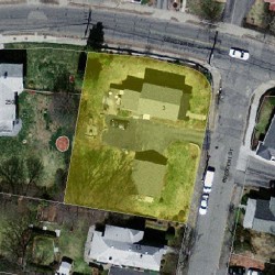 3 Crescent St, Newton MA 02465-2007 aerial view