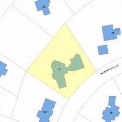 99 Baldpate Hill Rd, Newton MA  02459-2826 plot plan