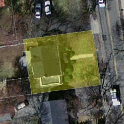 907 Chestnut St, Newton MA 02468-2334 aerial view