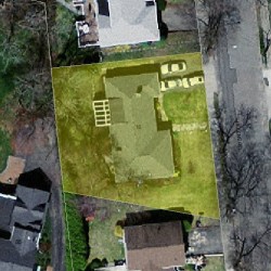 16 Helene Rd, Newton MA 02468-1025 aerial view