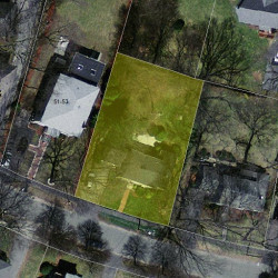 45 Wyman St, Newton MA 02468-1516 aerial view