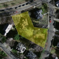 300 Commonwealth Ave, Newton MA 02459 aerial view