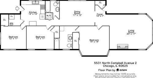 5531 Campbell Ave, Chicago IL  60625-2369 exterior