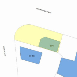 2078 Commonwealth Ave, Newton MA 02466-2002 plot plan