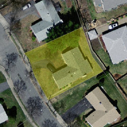 49 Morrill St, Newton MA 02465-1345 aerial view