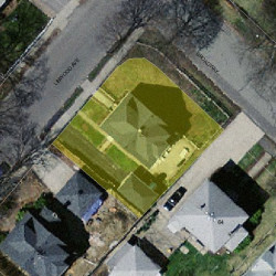 258 Linwood Ave, Newton MA 02460-1438 aerial view