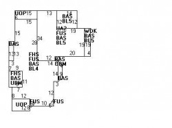 20 Exeter St, Newton MA  02465-2621 floor plan