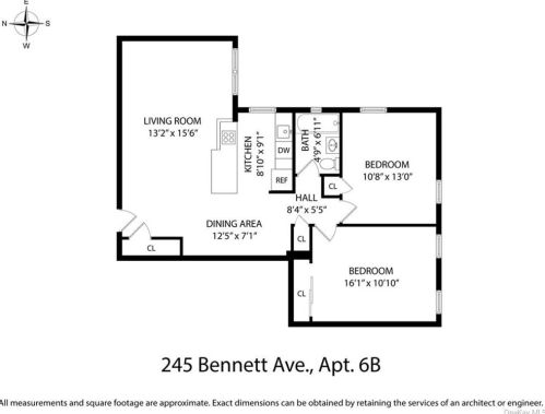 245 Bennett Ave, New York NY  10040-2455 exterior