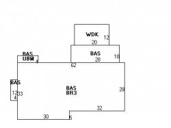141 Evelyn Rd, Newton MA 02468-1034 floor plan