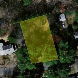 91 Avalon Rd, Newton MA  02468-1611 aerial view