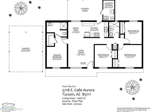 5718 Calle Aurora, Tucson AZ  85711-6730 exterior