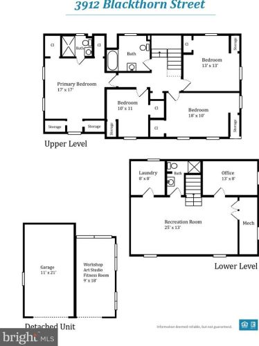 3912 Blackthorn St, Bethesda MD 20815-5056 exterior