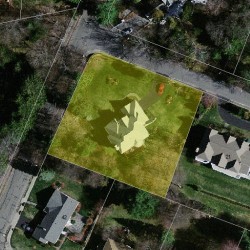 7 Puddingstone Ln, Newton MA 02459-3446 aerial view