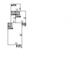 58 Cherry Pl, Newton MA  02465-1506 floor plan
