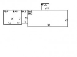 22 Warren Rd, Newton MA 02468-1223 floor plan