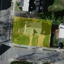 17 Garner St, Newton MA 02459-1609 aerial view