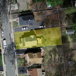 14 Owatonna St, Newton MA  02466-1411 aerial view