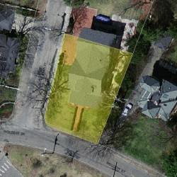421 Wolcott St, Newton MA 02466-1513 aerial view