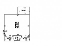 86 Washington St, Newton MA 02458-2220 floor plan