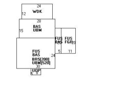 90 Clearwater Rd, Newton MA  02462-1106 floor plan