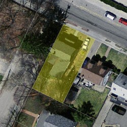 128 Derby St, Newton MA  02465-1556 aerial view