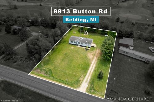 9913 Button Rd, Belding MI  48809-9720 exterior