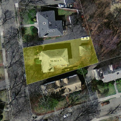 56 Gay St, Newton MA 02460-2247 aerial view