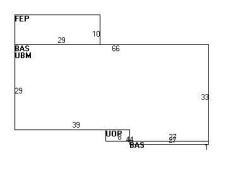 45 Brandeis Rd, Newton MA  02459-2707 floor plan